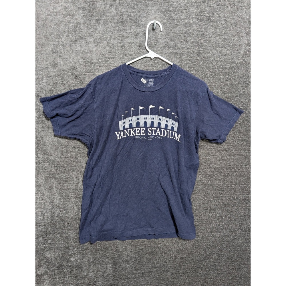 New Era MLB Yankee Stadium Bronx New York Navy Blue T-Shirt Mens Large 2018